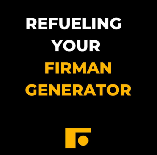 Refueling your FIRMAN Generator
