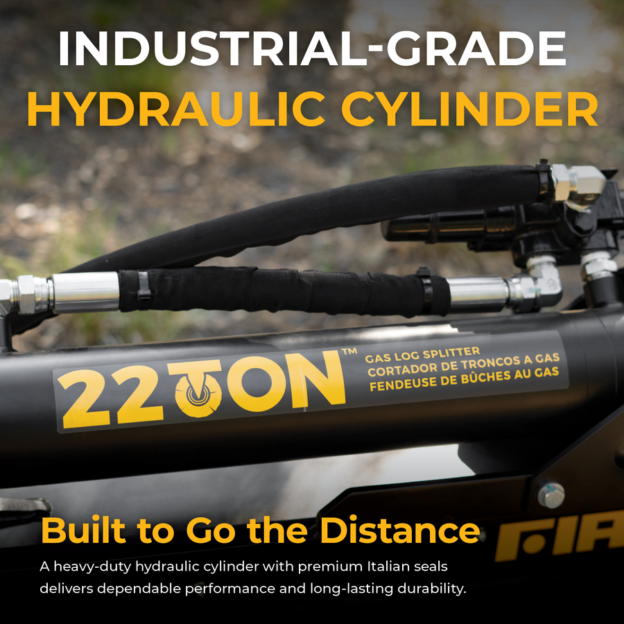 22-Ton Gas Powered Hydraulic Log Splitter