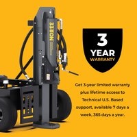 33-Ton Gas Powered Hydraulic Log Splitter