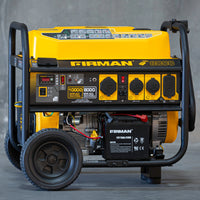 Generador portátil de gas de arranque remoto de 10000/8000W 50A 120/240V con certificación cETL y kit de ruedas