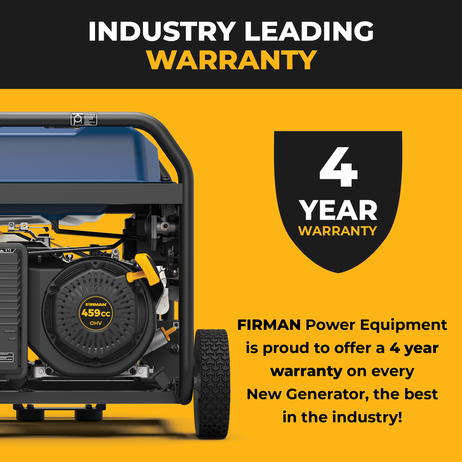 Tri-Fuel Portable Generator 11600/9300W Electric Start CO Alert