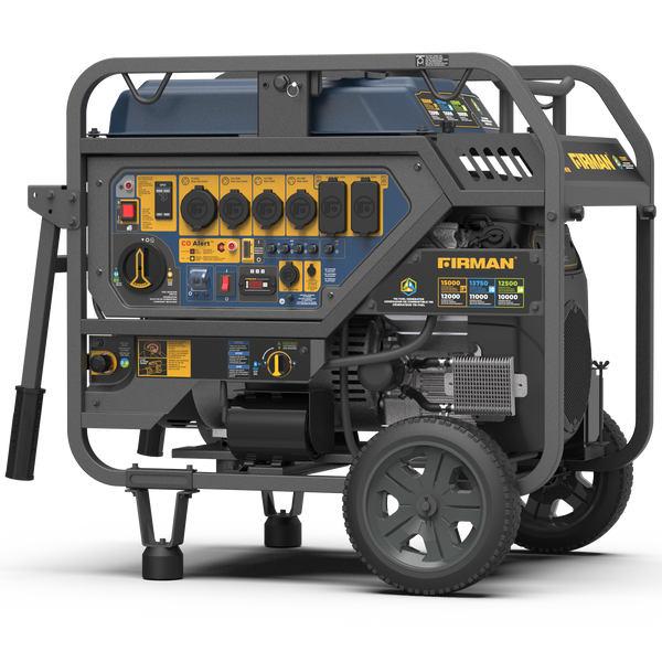 TRI FUEL PORTABLE GENERATOR 15000W ELECTRIC START 120/240V WITH CO ALERT