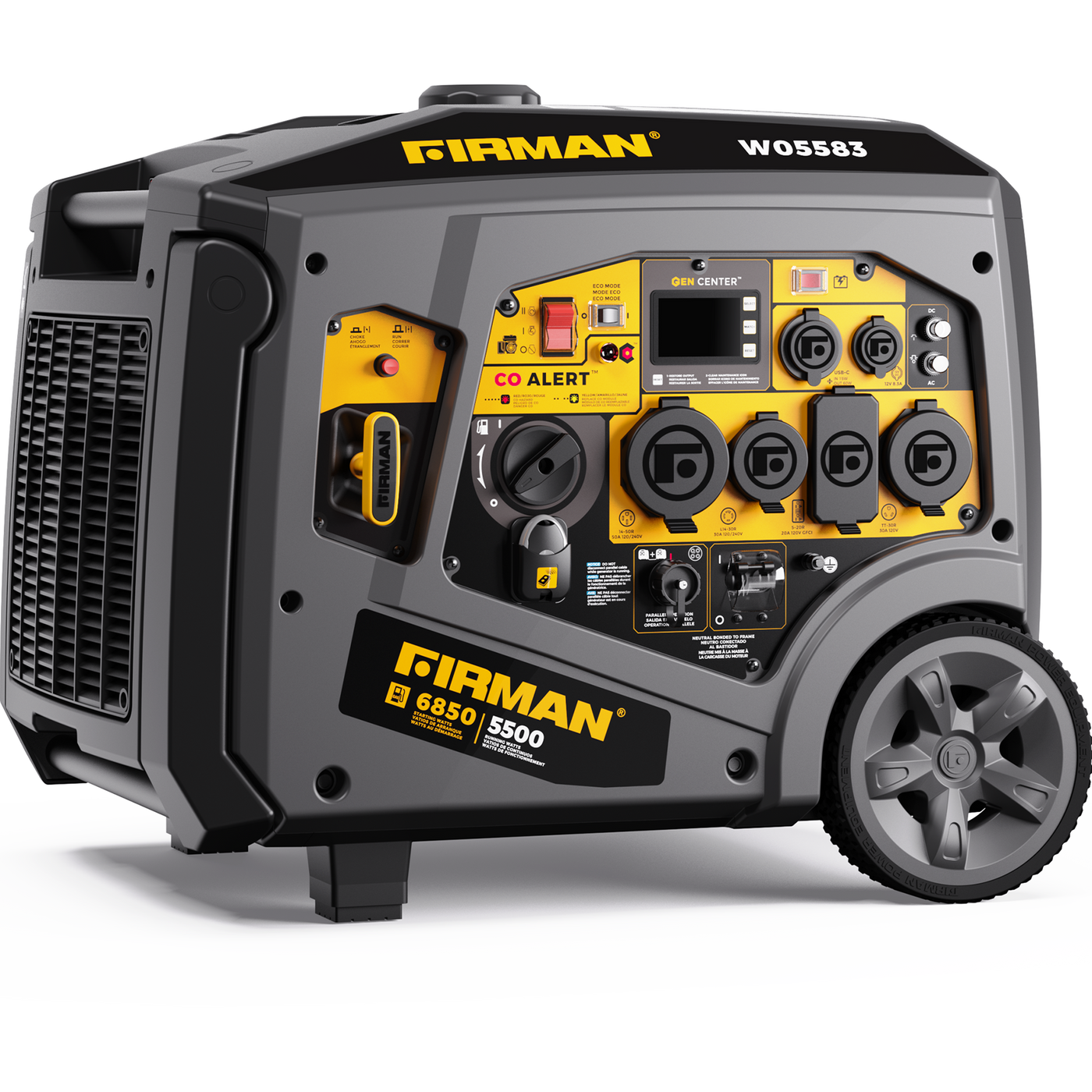 Gas Inverter Portable Generator 6850/5500 Watt Remote Start 120 Gas Inverter Portable Generator 6850/5500 Watt Remote Start 120