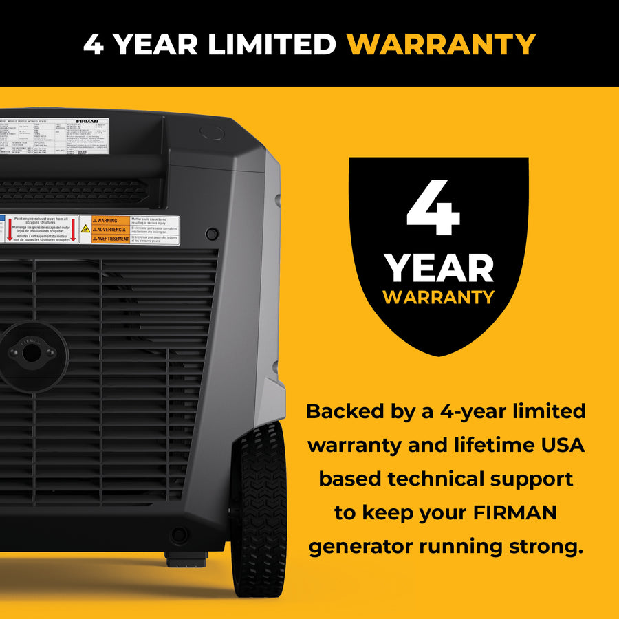 Tri Fuel Inverter Portable Generator 7500/6000W Electric Start 120/240V Parallel Ready CO Alert