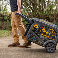 Tri Fuel Inverter Portable Generator 7500/6000W Electric Start 120/240V Parallel Ready CO Alert