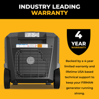Tri-Fuel Inverter Portable Generator 8500/6800 Watt Electric Start 120/240V Parallel Ready with CO Alert