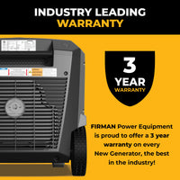 Tri-Fuel Inverter Portable Generator 8750/7000 Watt Electric Start 120/240V Parallel Ready with CO Alert
