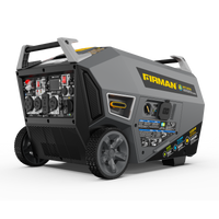 Tri Fuel Inverter Portable Generator 12500/10000W Electric Start 120/240V Parallel Ready CO Alert