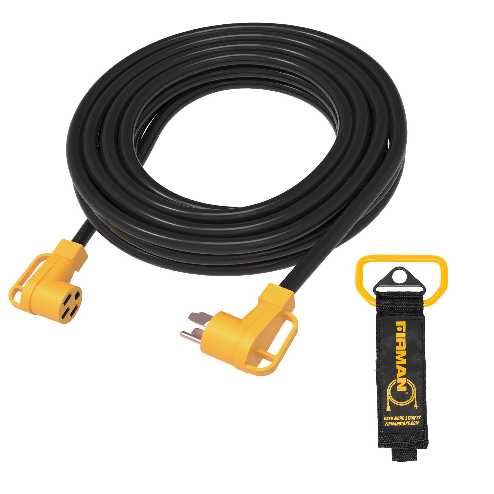 Heavy Duty 14-50P to 14-50R 25' Extension Power Cord