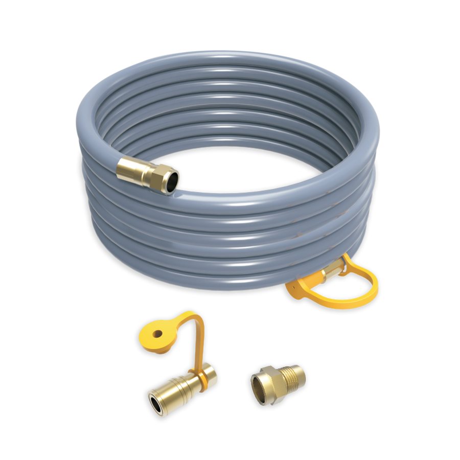 Natural Gas 25' Hose with Storage Strap