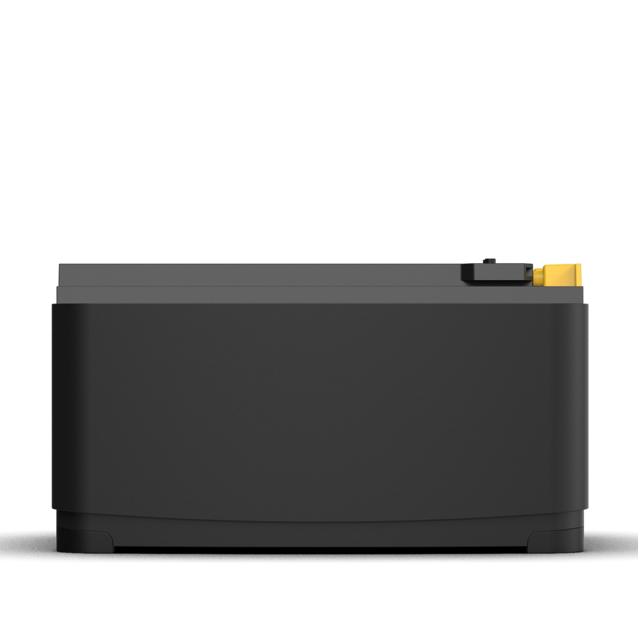 FIRMAN Power Equipment Power Pack +1000 cartridge in black with exposed electronic circuitry and a sustainable technology yellow label on side.