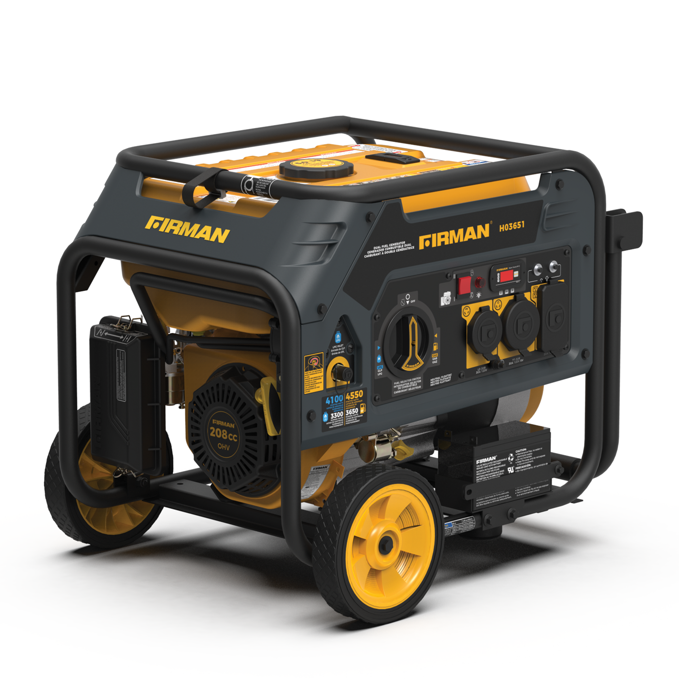 4550W Portable Generator Electric Start – FIRMAN Power Equipment