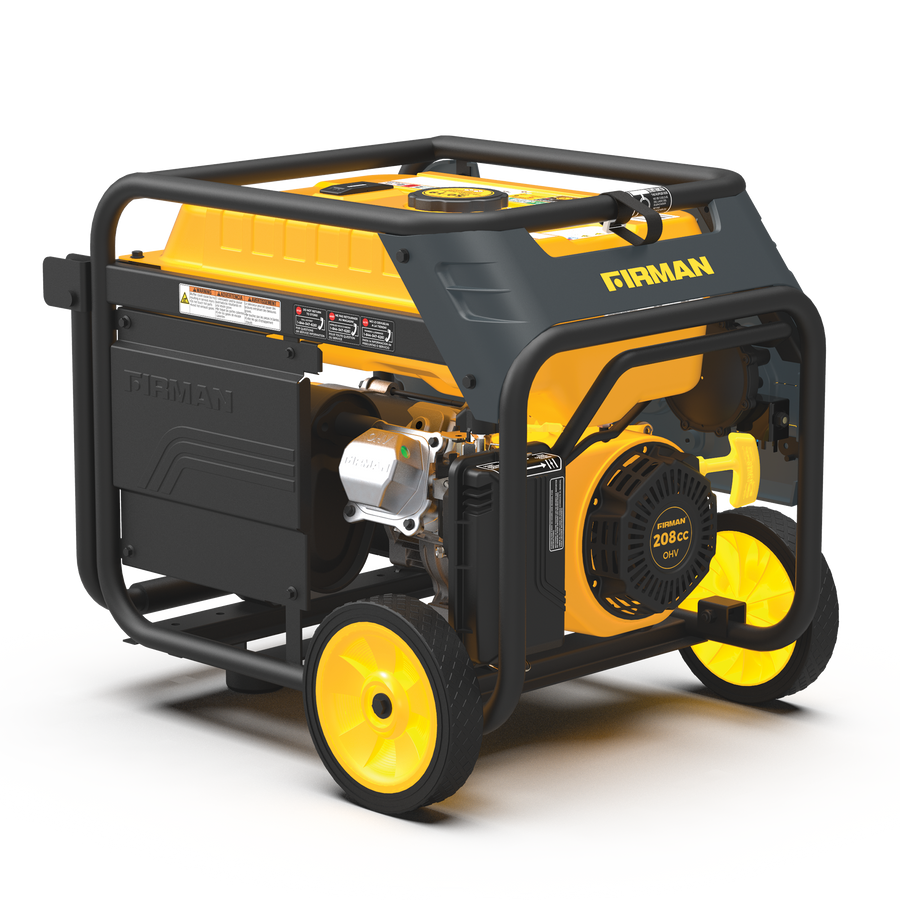 Dual Fuel 4550W Portable Generator Electric Start with CO Alert