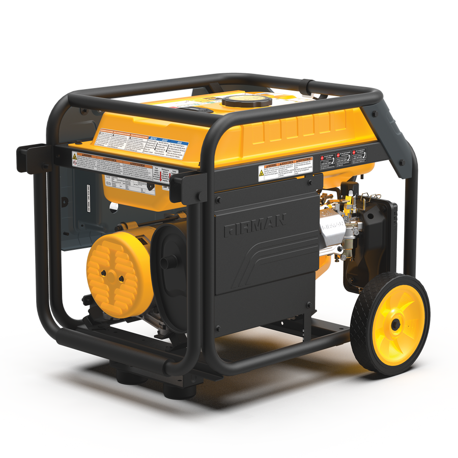 Dual Fuel 4550W Portable Generator Electric Start with CO Alert