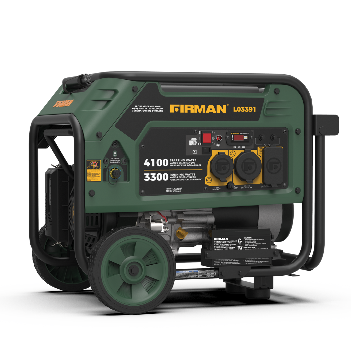 Propane online powered generator
