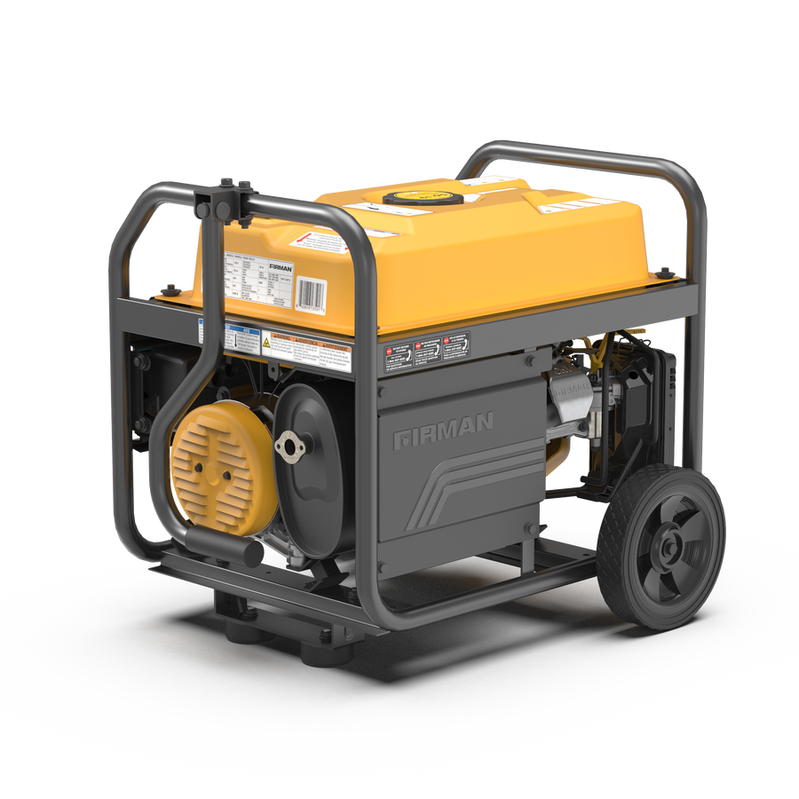Generador portátil de gas de arranque por retroceso de 4450/3550W con certificación EPA y cETL con kit de ruedas y cubierta