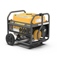 Gas Portable Generator 4450W Recoil Start 120V with CO alert