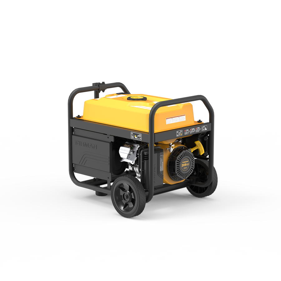 4550/3650 Watt Remote Start Gas Portable Generator cETL Certified With Wheel Kit