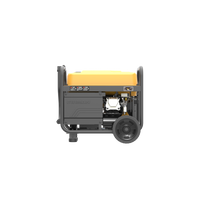 Generador portátil de gas de arranque remoto de 4550/3650 vatios con certificación CARB y kit de ruedas