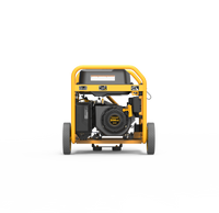 Generador portátil de gas de arranque remoto 4550/3650 vatios 30A 120/240V con certificación CARB y cETL con kit de ruedas
