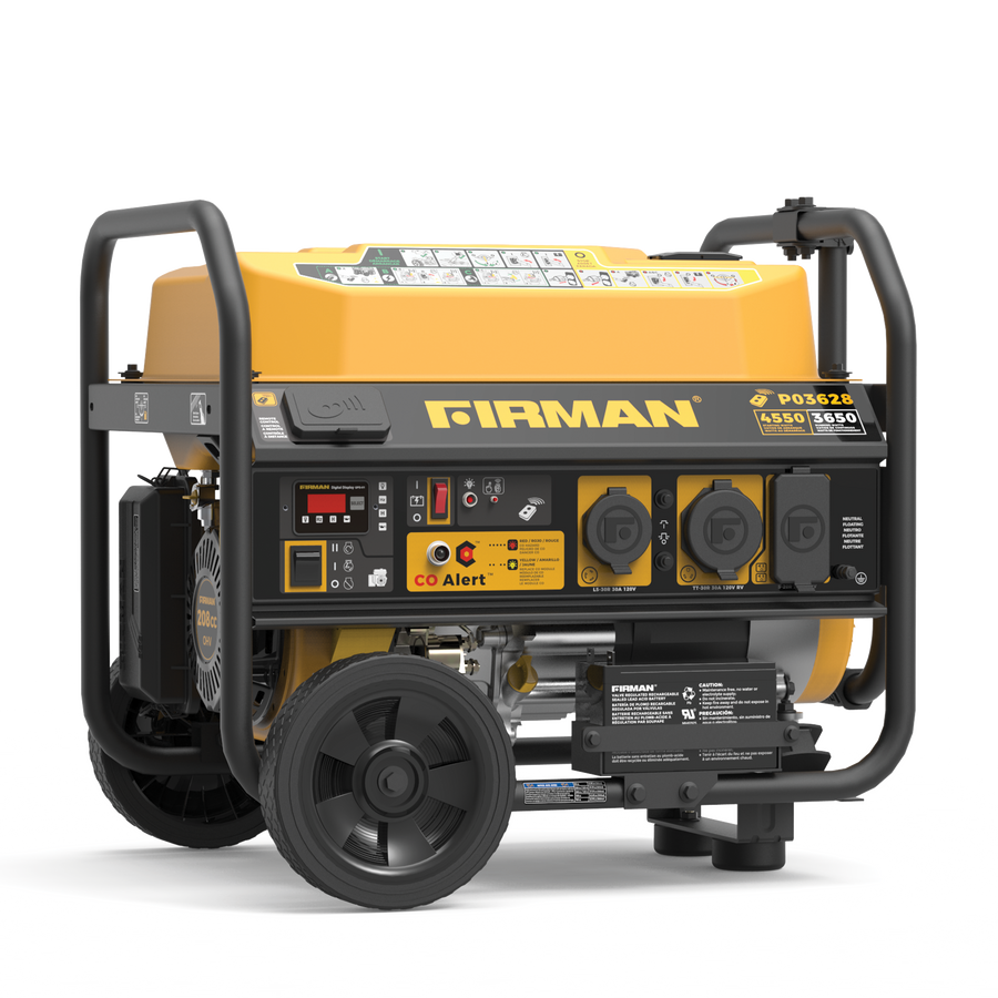 Gas Portable Generator 4550W Remote Start with CO Alert