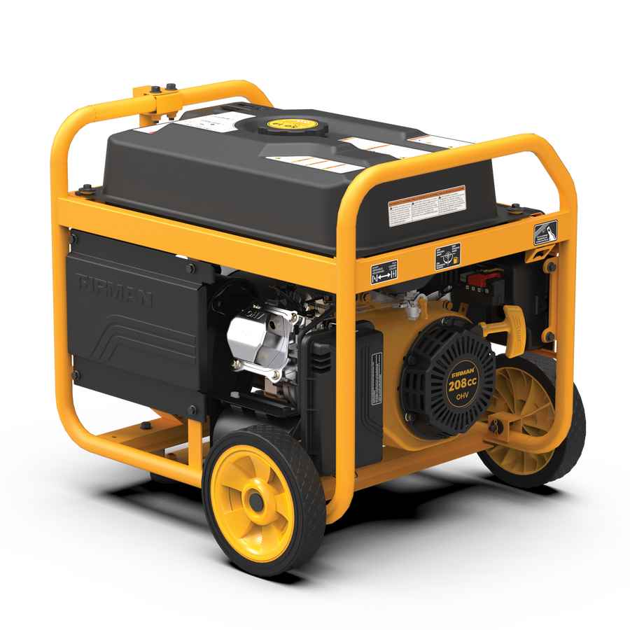 Gas Portable Generator 4550W Remote Start 120/240V with CO alert