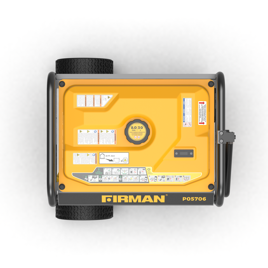 Fireman Power Gas Portable Generator 7125W Recoil Start 120/240V – FIRMAN Power Equipment