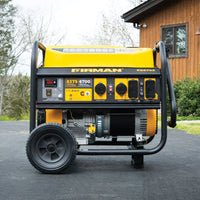 Gas Portable Generator 8350W Recoil Start 120/240V With CO Alert