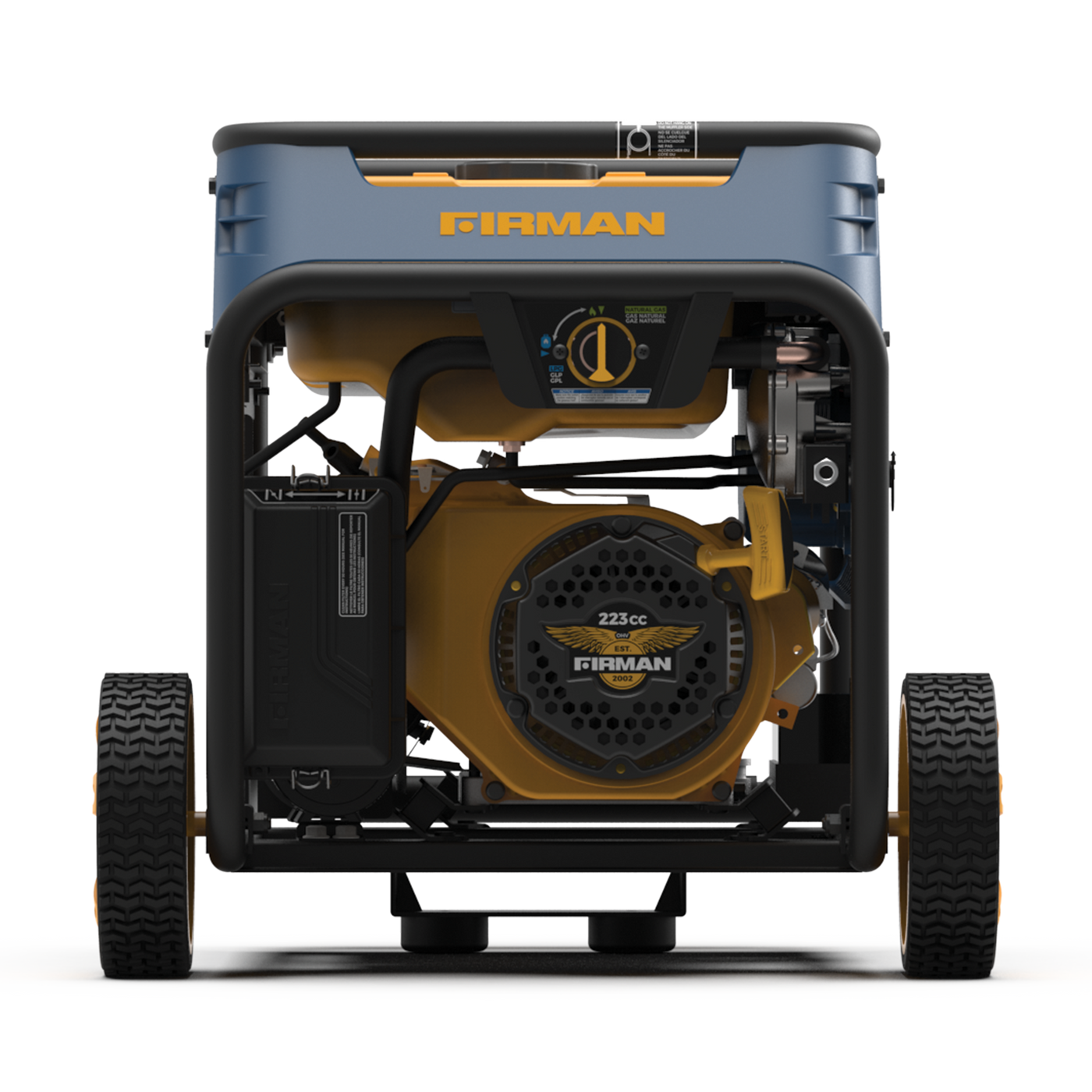 Tri Fuel Portable Generator 4000W Electric Start 120/240V with CO ALER ...