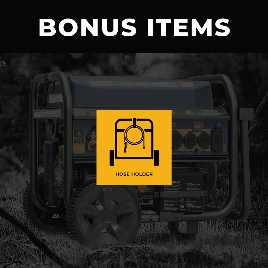 Graphic Image – Bonus Items: Hose Holder.