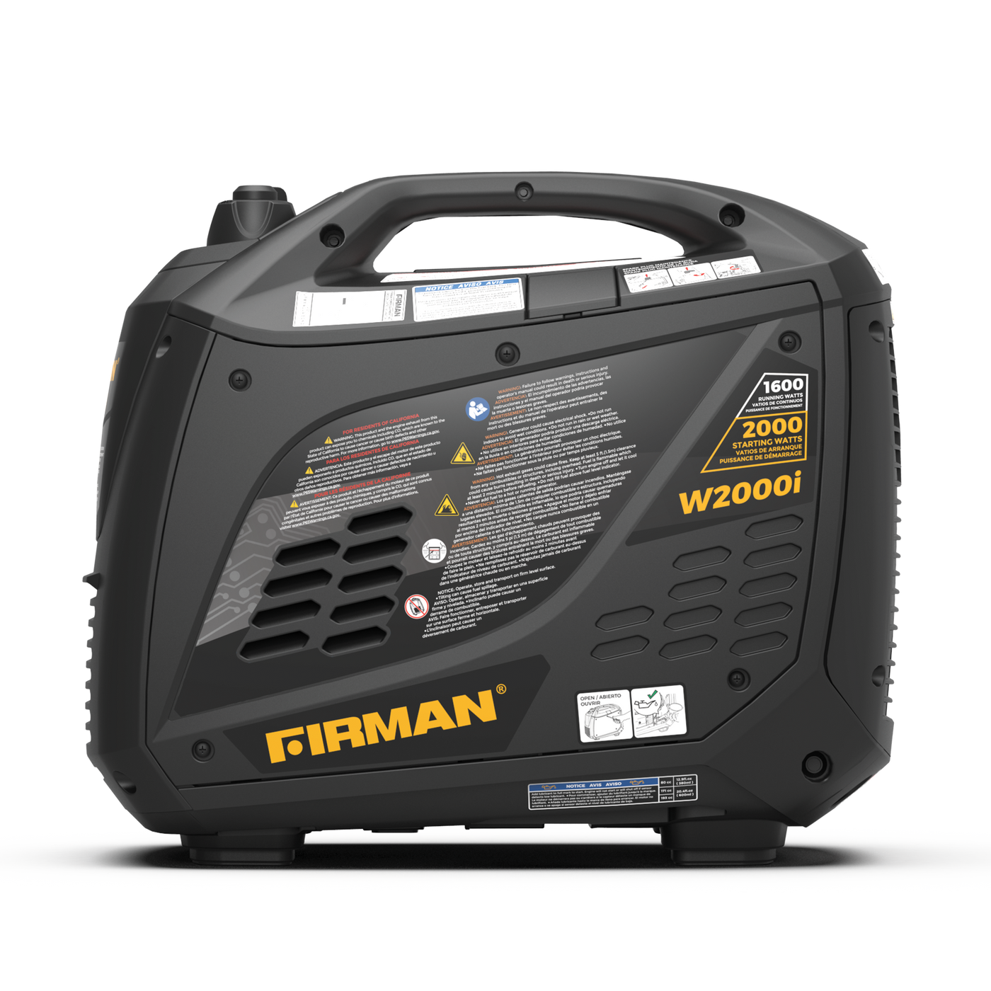Inverter Portable Generator 2000/1600W Recoil Start – FIRMAN Power Equipment