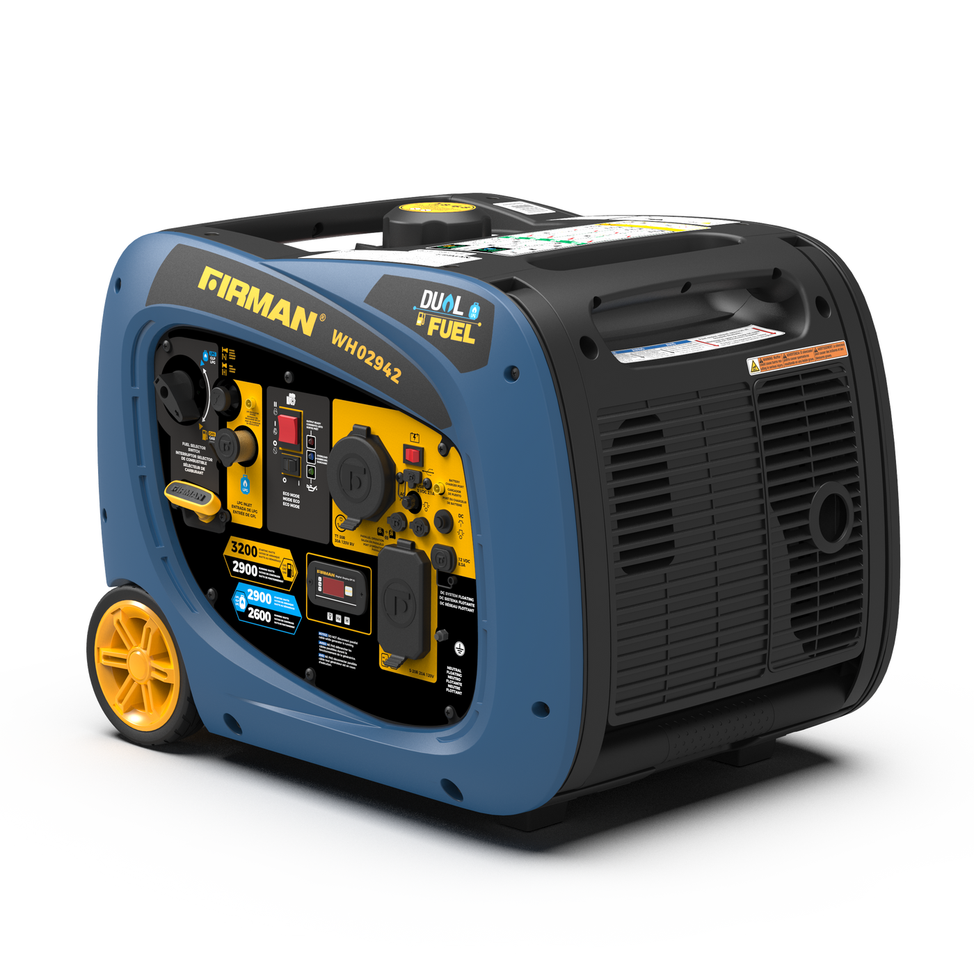 Furman Generators Dual Fuel Inverter Portable Generator 3200W Electric Start – FIRMAN ...