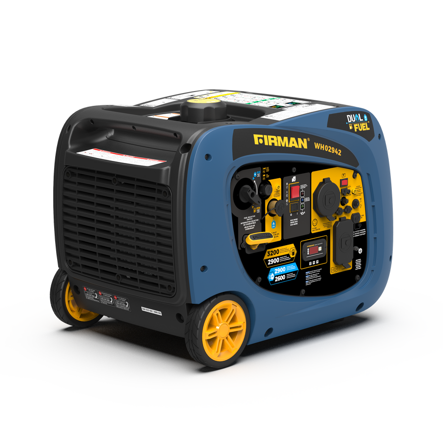 Furman Generators Dual Fuel Inverter Portable Generator 3200W Electric Start – FIRMAN ...
